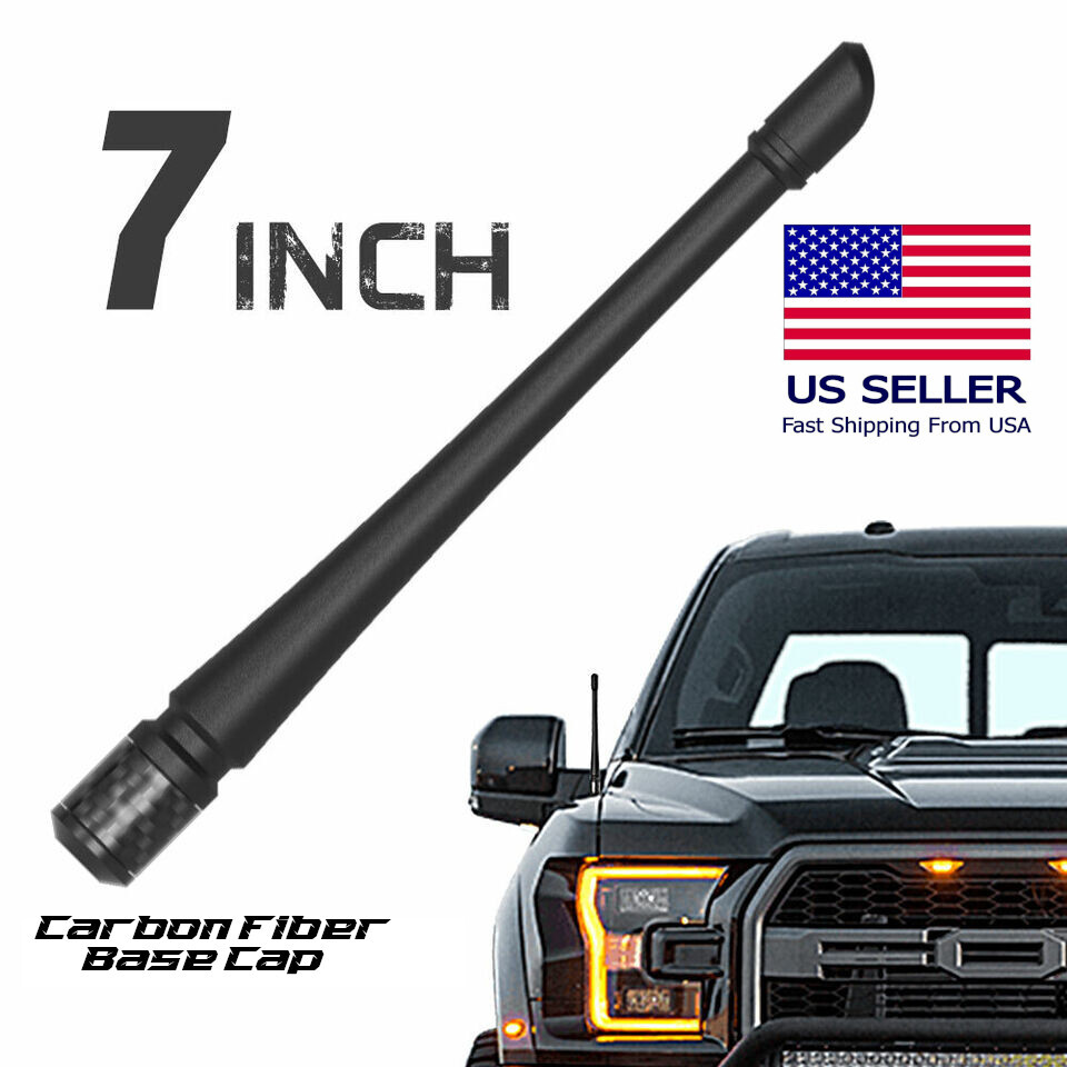 7" Low Profile Short Antenna for Ford F150 and Raptor 2009-2024 Models