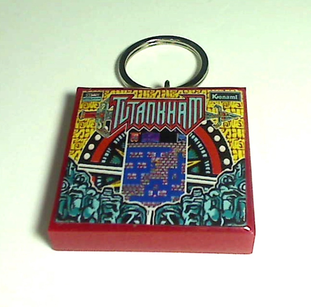 Tutankham Arcade Coin Door accessory Keychain