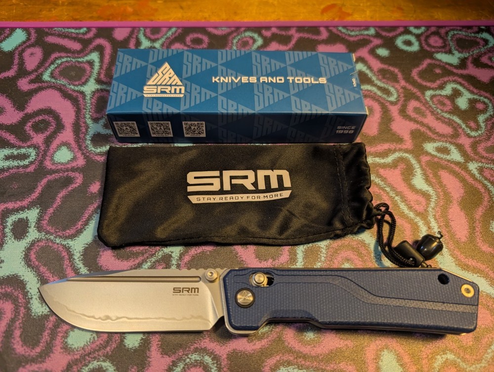 SRM Knives Rubik Ambi Lock Blue SRM7228BME2