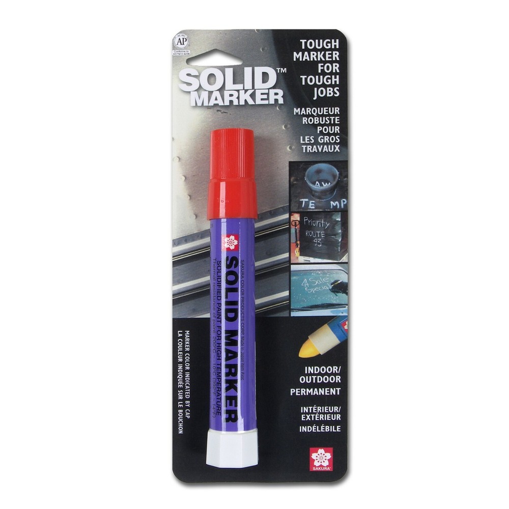 Sakura Solid Paint Permanent Marker, Twist-Up Tip, 11 Color Options