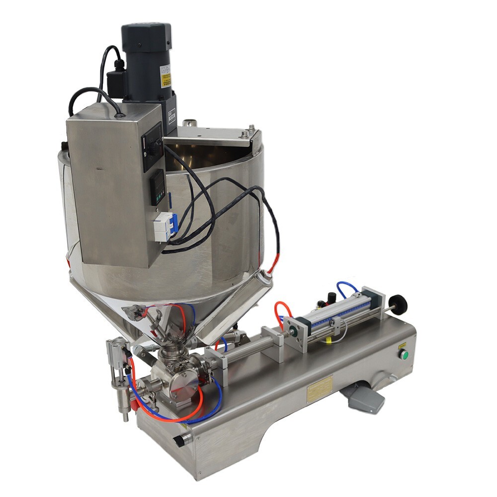 TECHTONGDA® Paste Liquid Filling Machine 10-100ml Mixing&Heating Function One