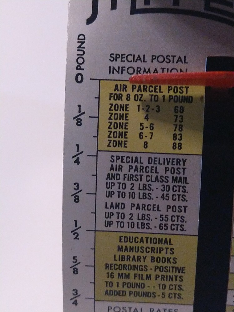 1963 B-T Company. MITE Postal Scale D-1663