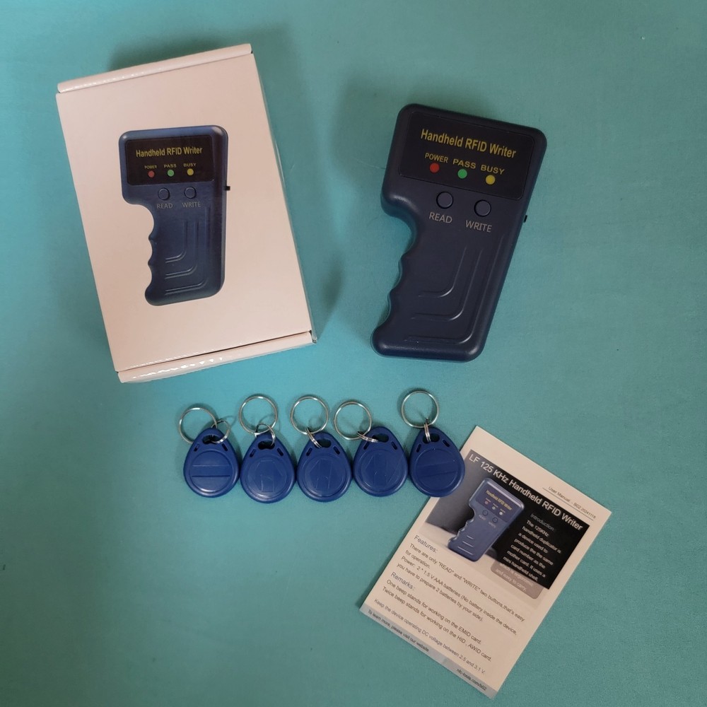 125KHz RFID Copier ID Card Reader Handheld Writer Access Control Card Duplicator