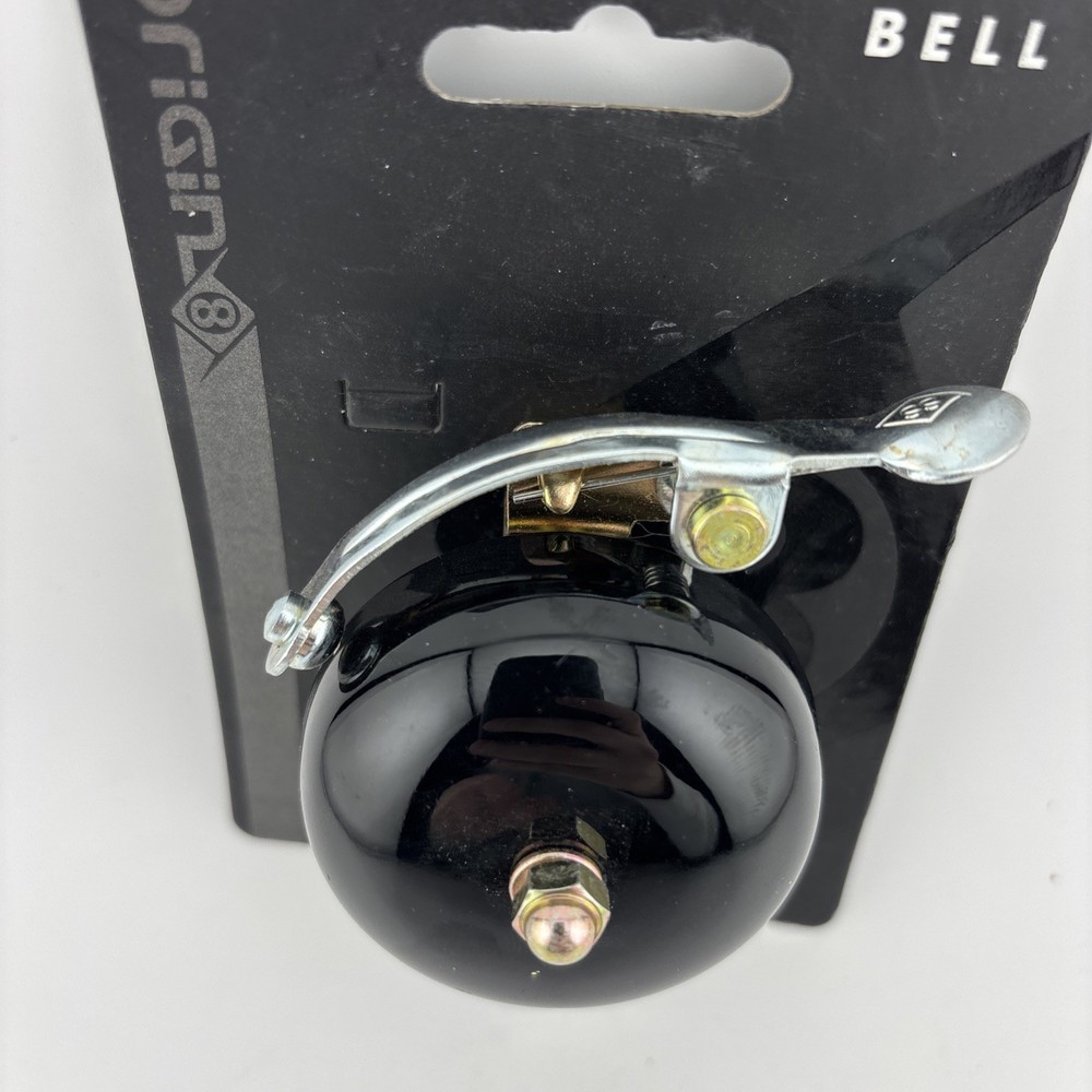 Origin8 Time Clock Bell Black Mallet High-Quality Solid Brass Bell