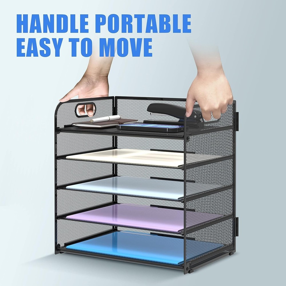 Mesh Desk Organizer 2-Pack - Black