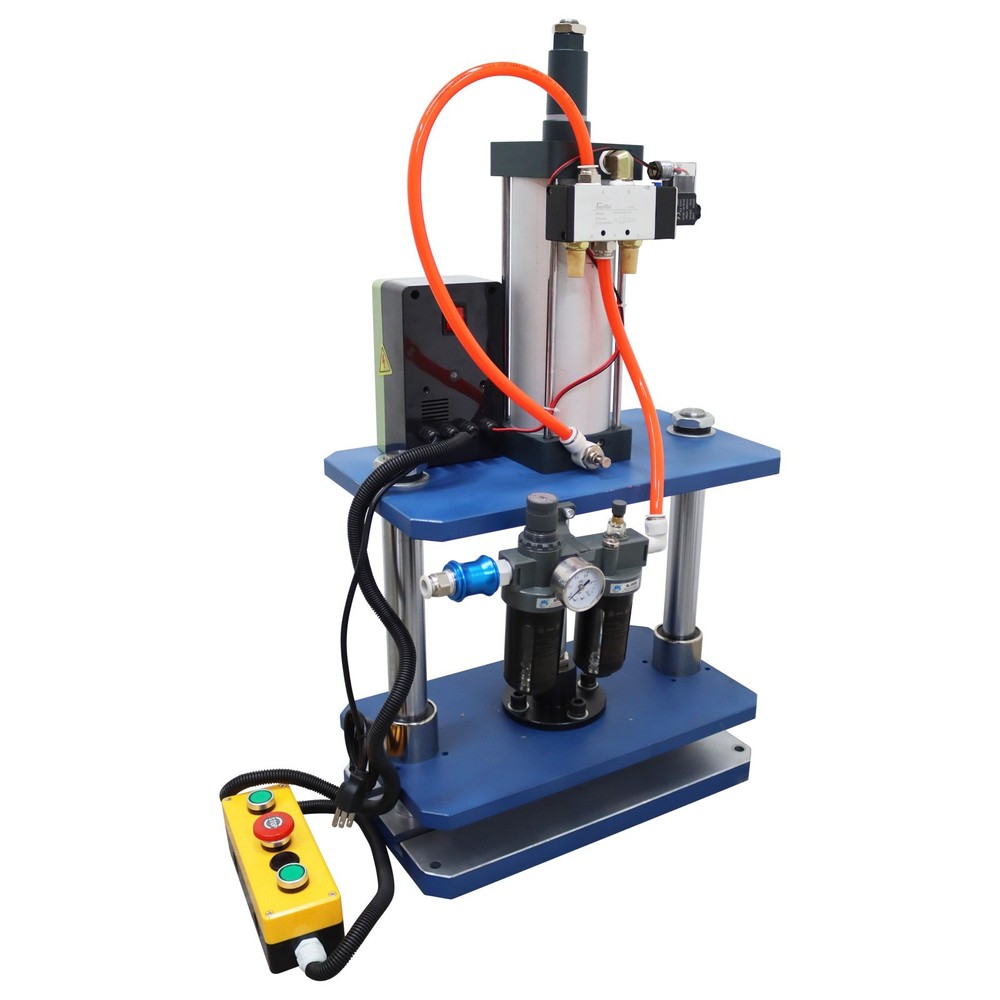 110V 1102lb/500kg Pneumatic Double-column Punch Press Machine with Controller