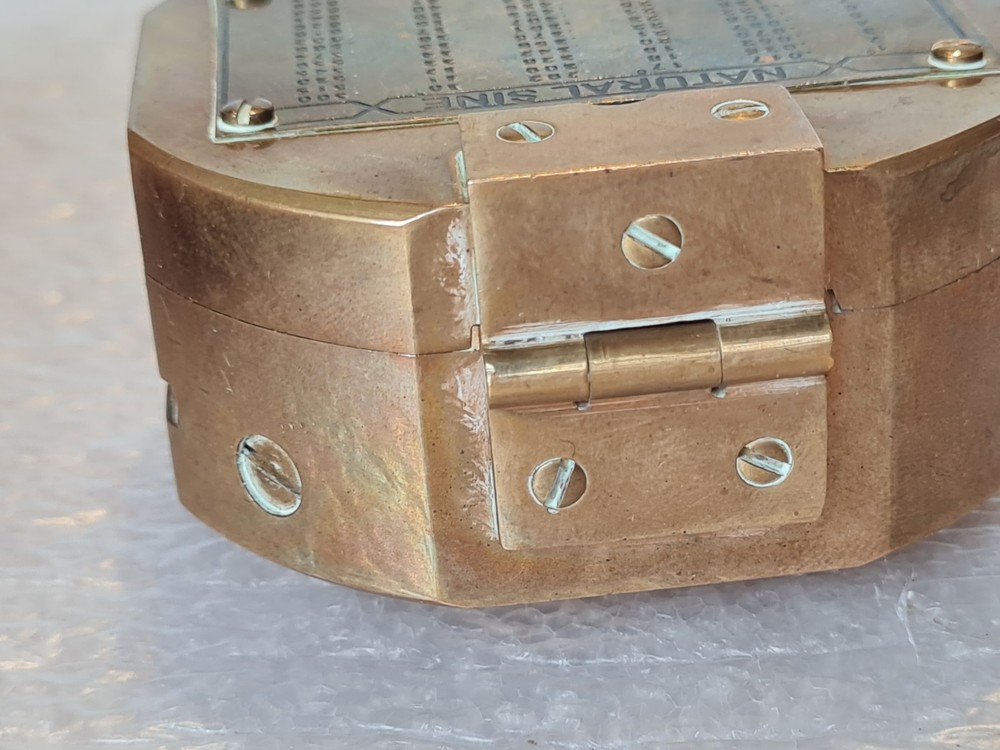 Vintage Stanley Brass Navigation Compass - Maritime