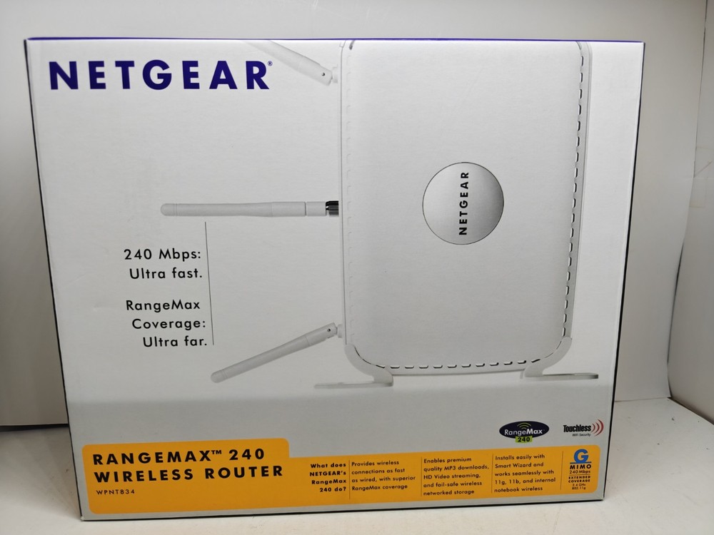 Netgear WPNT834NA RangeMax 240 Wireless Router