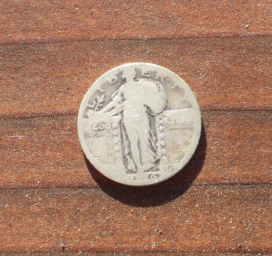 1926 P Quarter - 90% Silver - Fair Condition