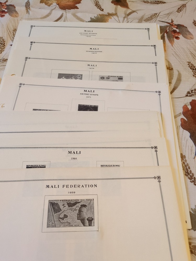 APC Z6413 Scott International pages MALI 1959-1984
