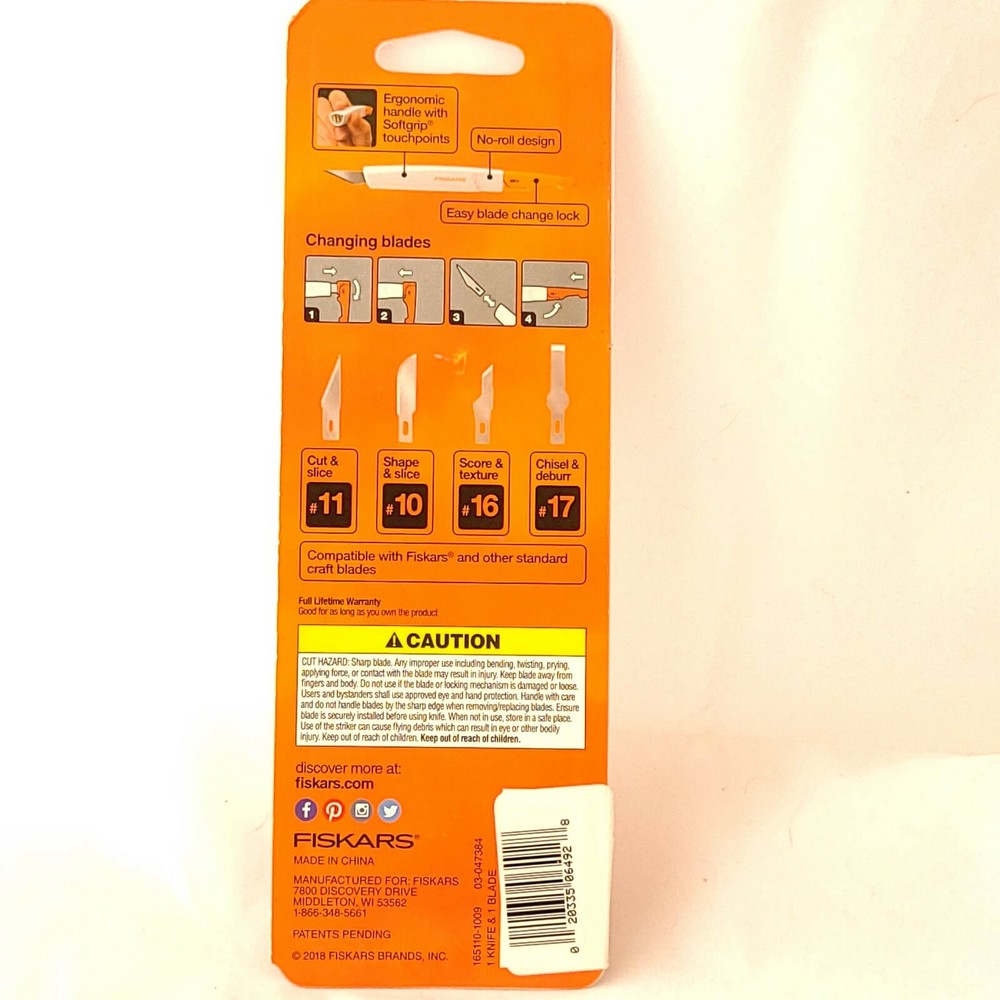 FISKARS Craft Knife - Change Blades Quickly and Easily