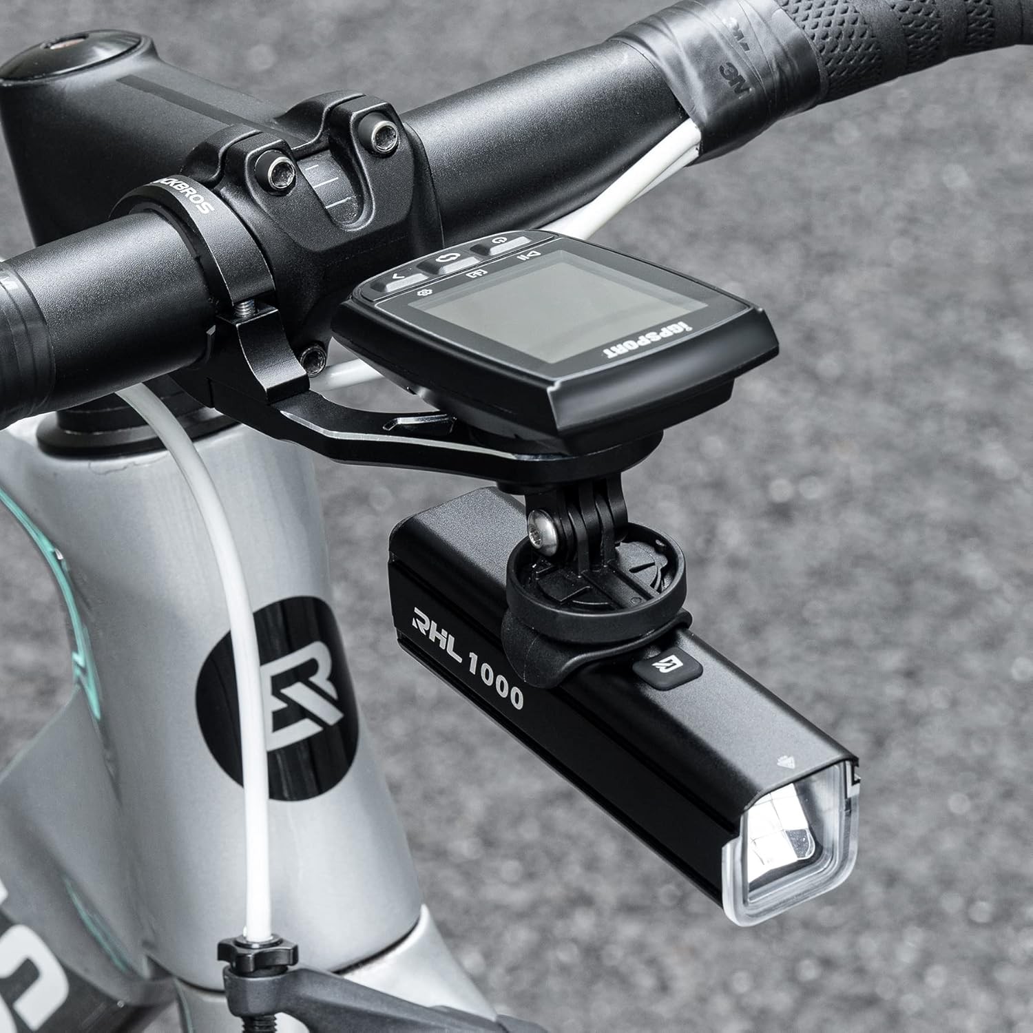 ROCKBROS Out Front Bike Mount Cycling Computer Mount for Garmin, Bryton, GoPro