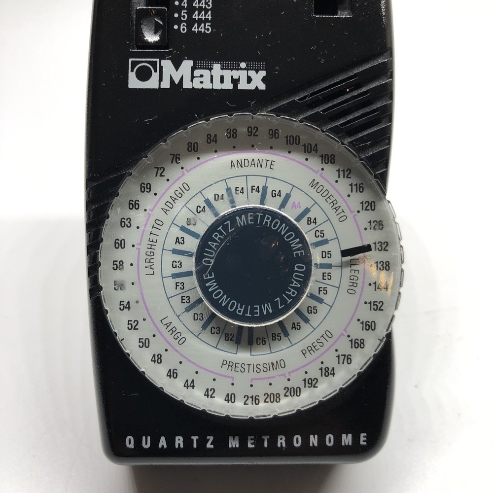 Matrix MR-600 Quartz Metronome w/ LED Pendulum Simulation & Down Beat Accent