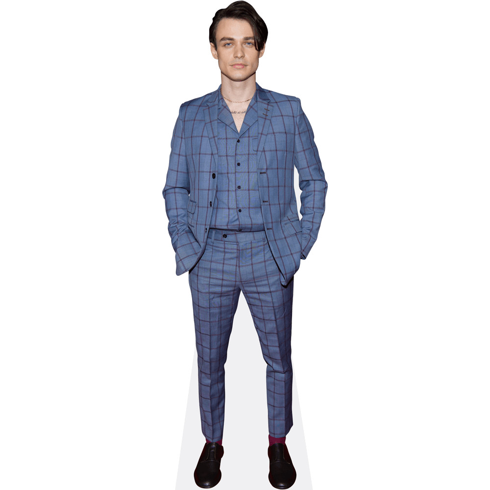 Thomas Doherty (Blue Suit) Mini Size Cutout