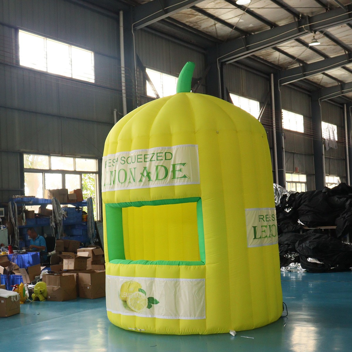 Inflatable Lemonade Concession Stand Booth for Outdoor Event Party Decoration