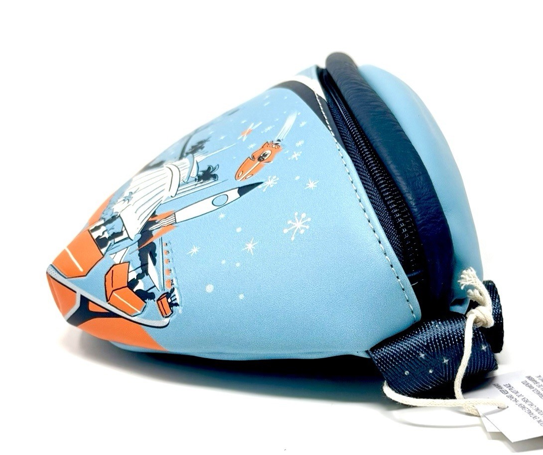 Disney Loungefly Disneyland Tomorrowland Space Mountain Retro Hip Fanny Pack NEW