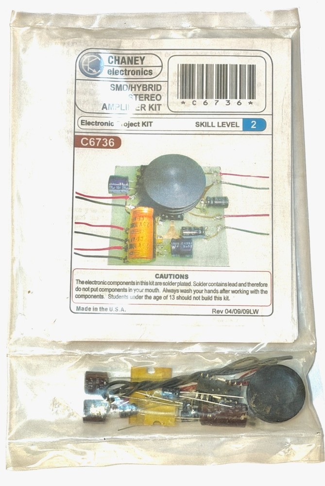 Chaney Electronics C6736 SMD/Hybrid Stereo Amplifier Kit