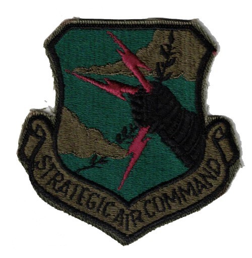 U.S. Air Force Strategic Air Command sleeve patch
