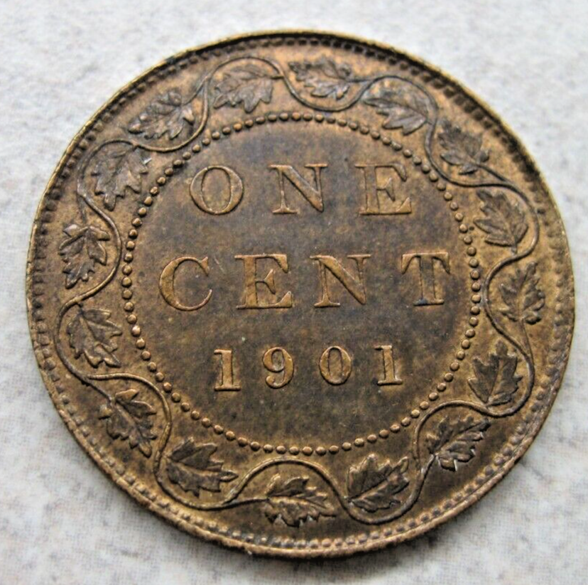 1901 Canada Large Cent Uncirculated RB