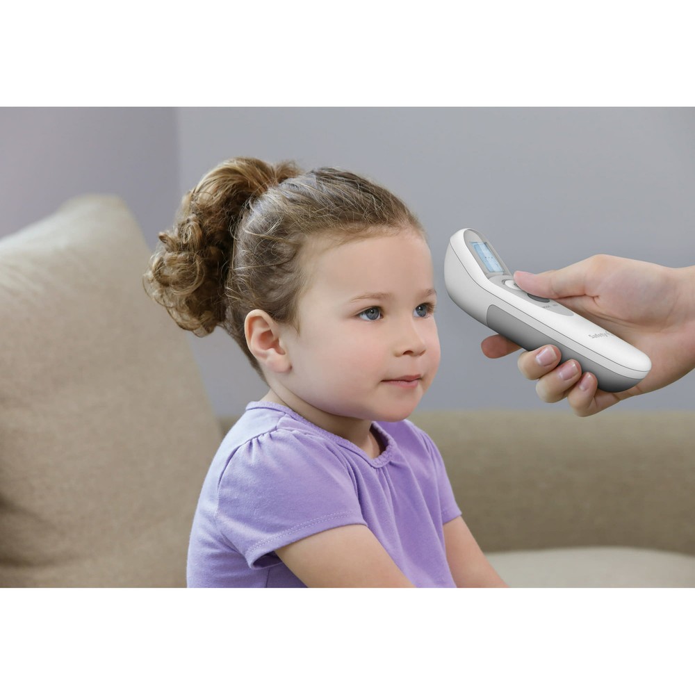 Safety 1st Touch Free Forehead Thermometer, Grey - Multiple Modes