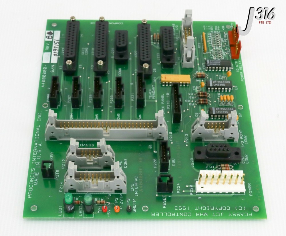 18831 PROCONICS PCB, PCASSY JCT MHR CONTROLLER, A4000005 A4000000-2