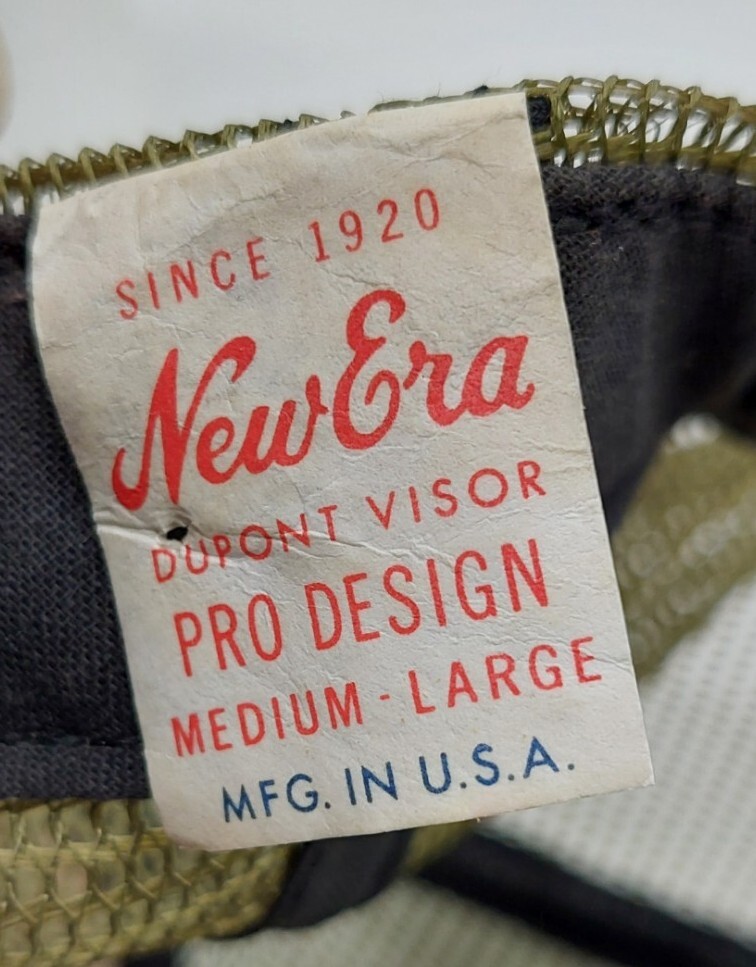 Lufkin Tools Hat Camouflage Snap back Vintage New Era Made In USA