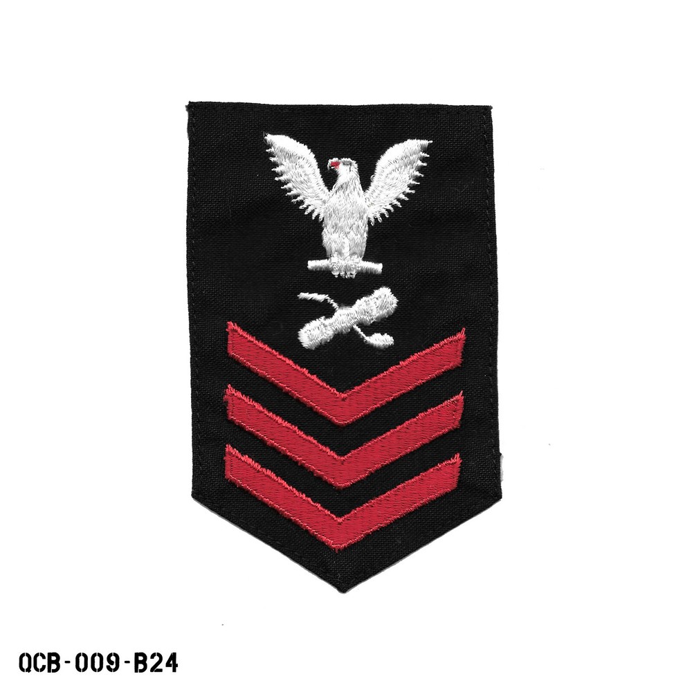 Moulder SMALL Sleeve Patch ~ US Navy E6 Petty Officer First Class ~ NEW