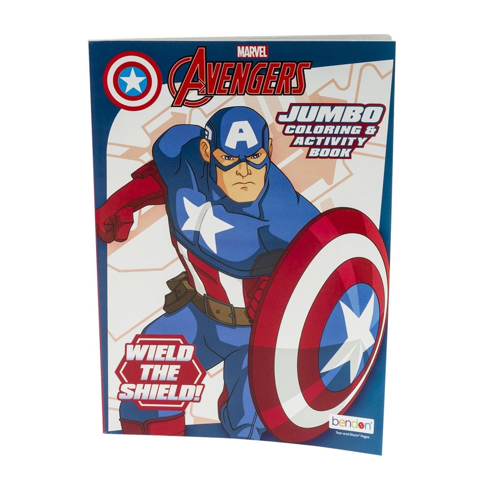 80pg Avengers Jumbo Coloring & Activity Book