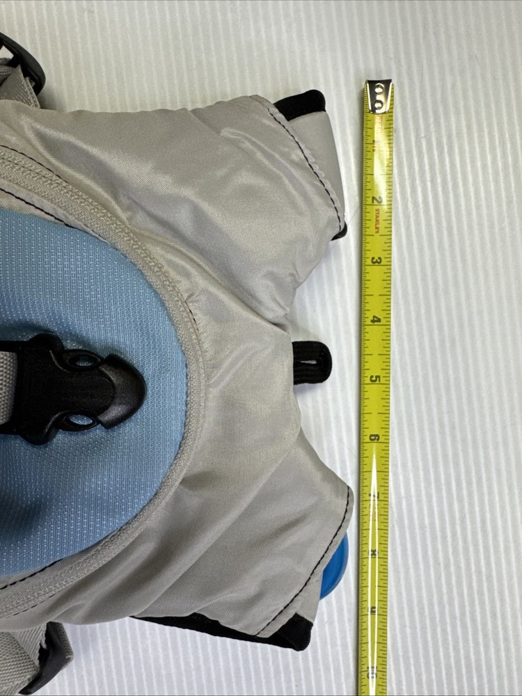 CamelBak Mini-Mule Gray/Blue Hydration Backpack EUC