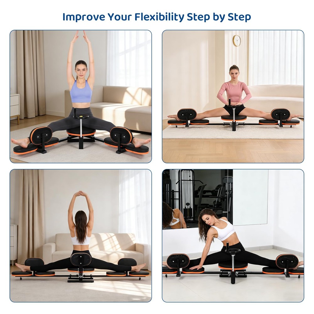 Leg Stretcher,220lbs Heavy Leg Stretch Machine,200° Adjustable Split Machine ...