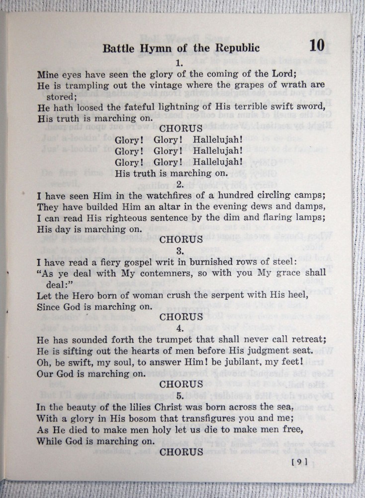 ORIGINAL WWII 1941 DATED ARMY SONG BOOK