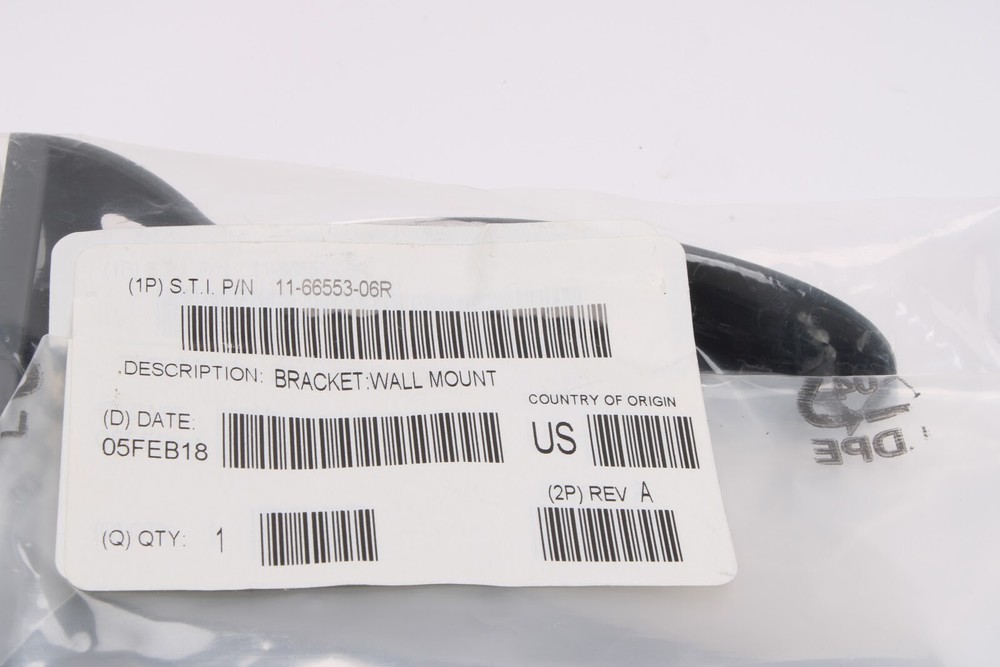 Zebra 11-66553-06R Bracket Wall Mount - NEW