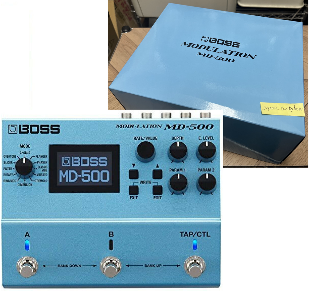 BOSS Multi effector MODULATION pedal MD-500 Light Blue guitar Audio equipment