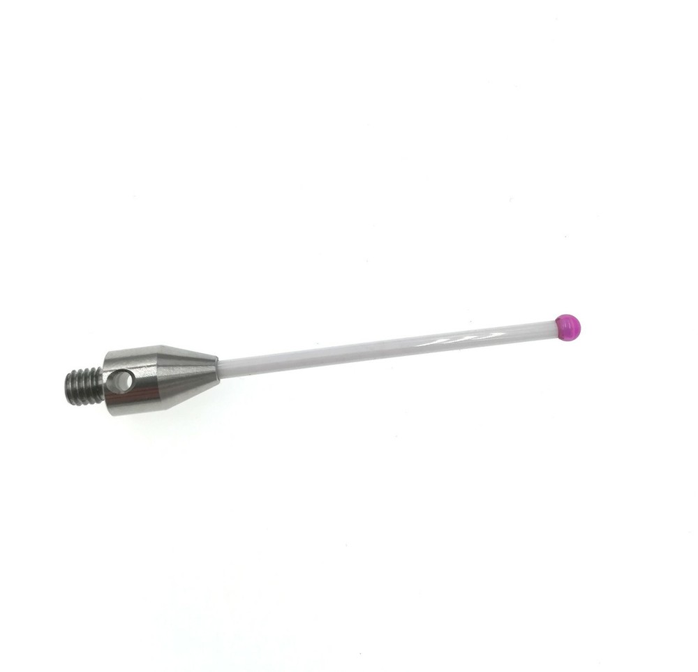 A-5003-3680 CMM Touch Probe Stylus 50mm Ceramic Stem M4 Thread 3mm Ruby Tip