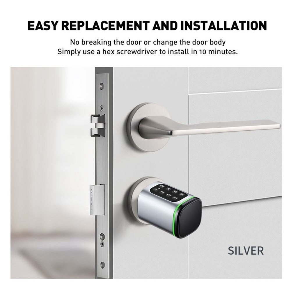 Password Swipe Card Intelligent Lock APP Bluetooth Unlocking