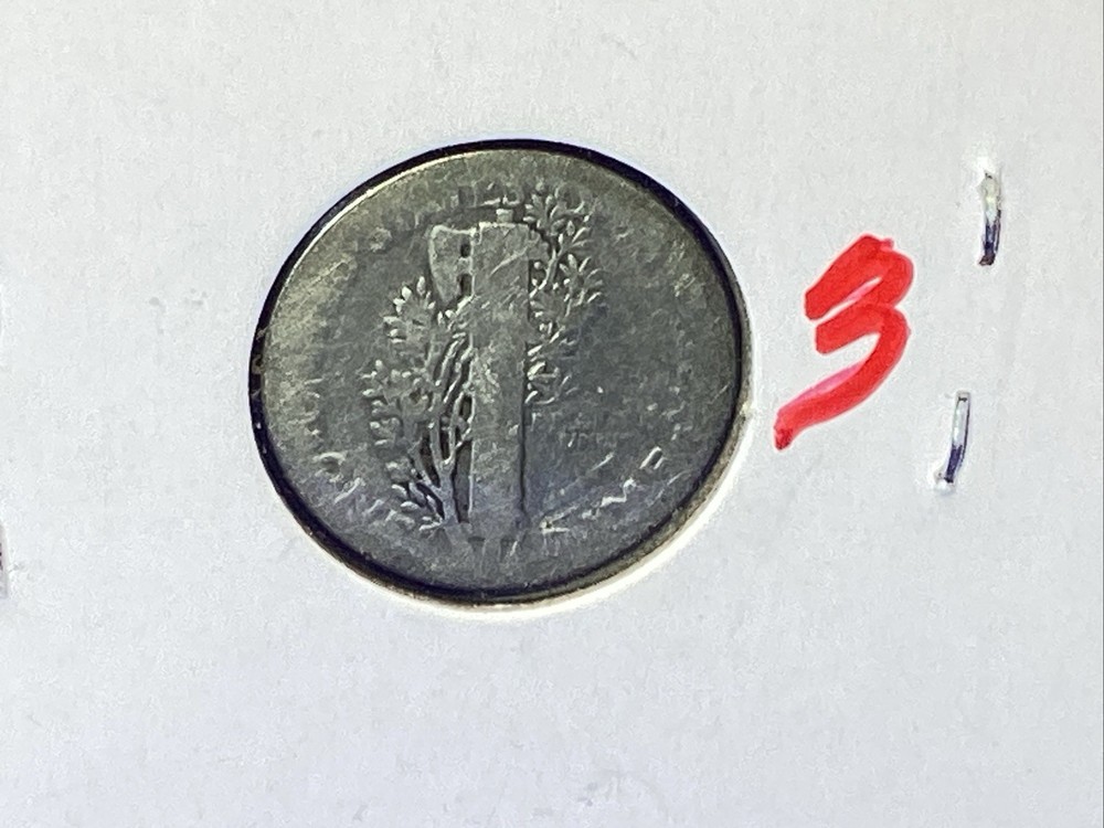 1918 MERCURY DIME