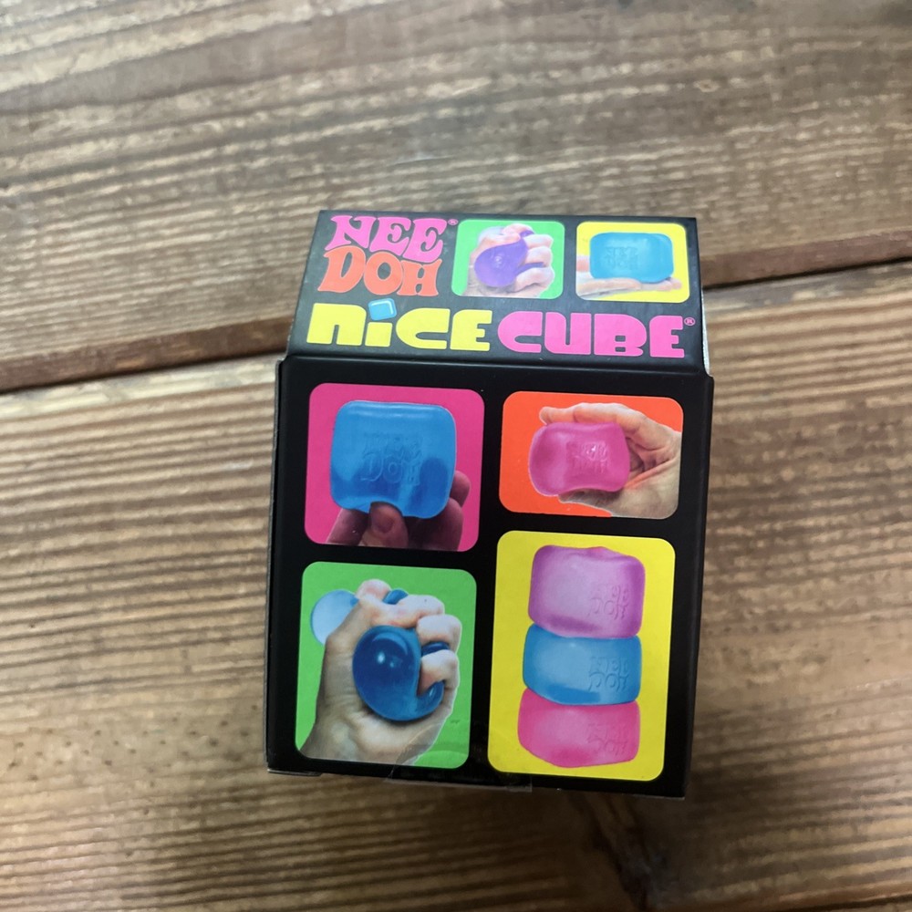 Nee Doh Nice Cube - Super Solid Squish! (Pink)