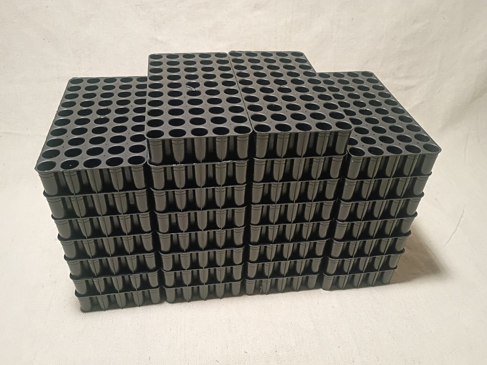 30-Pack 50 Round 9mm Ammo Tray Reloading Loading Blocks Bullet Case