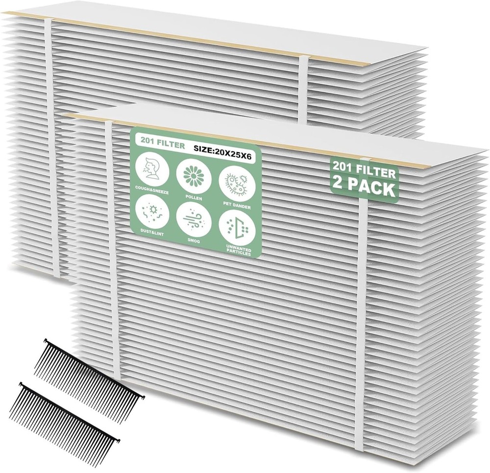 （2 Pack）201 Replacement Furnace Filter Compatible with A prilaire