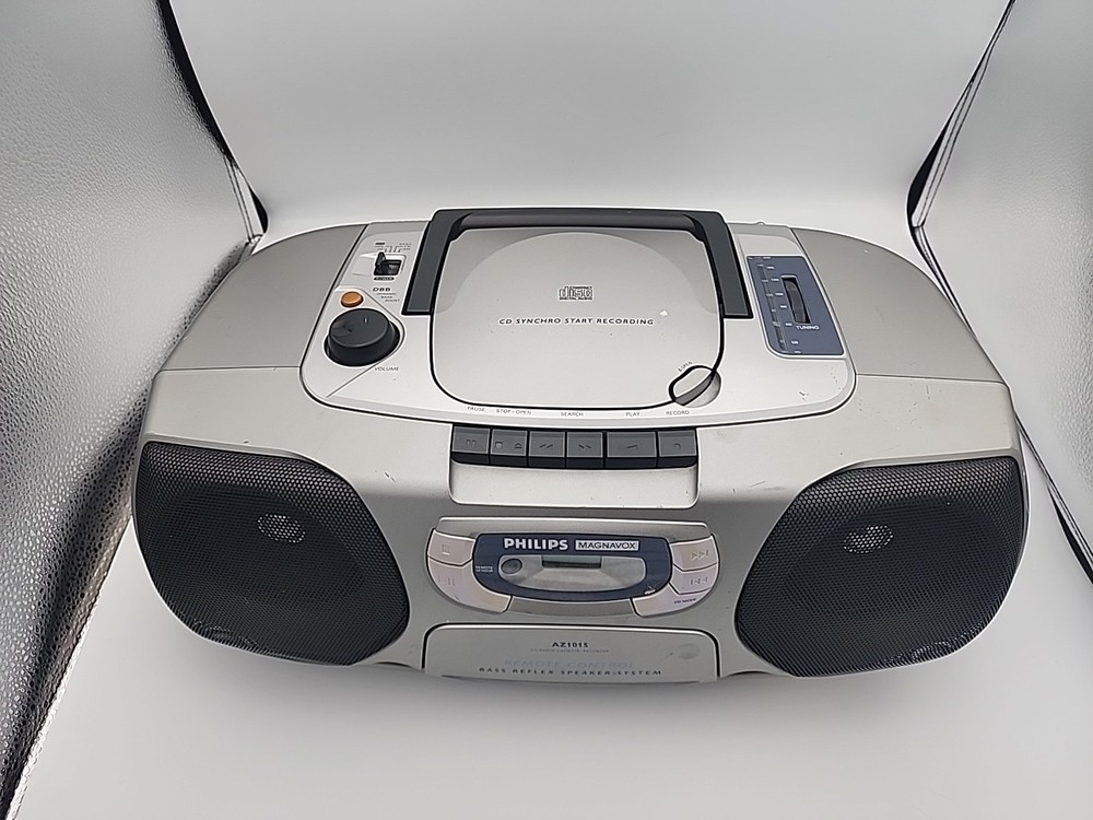 Philips Magnavox AZ1015 CD Cassette Recorder TESTED