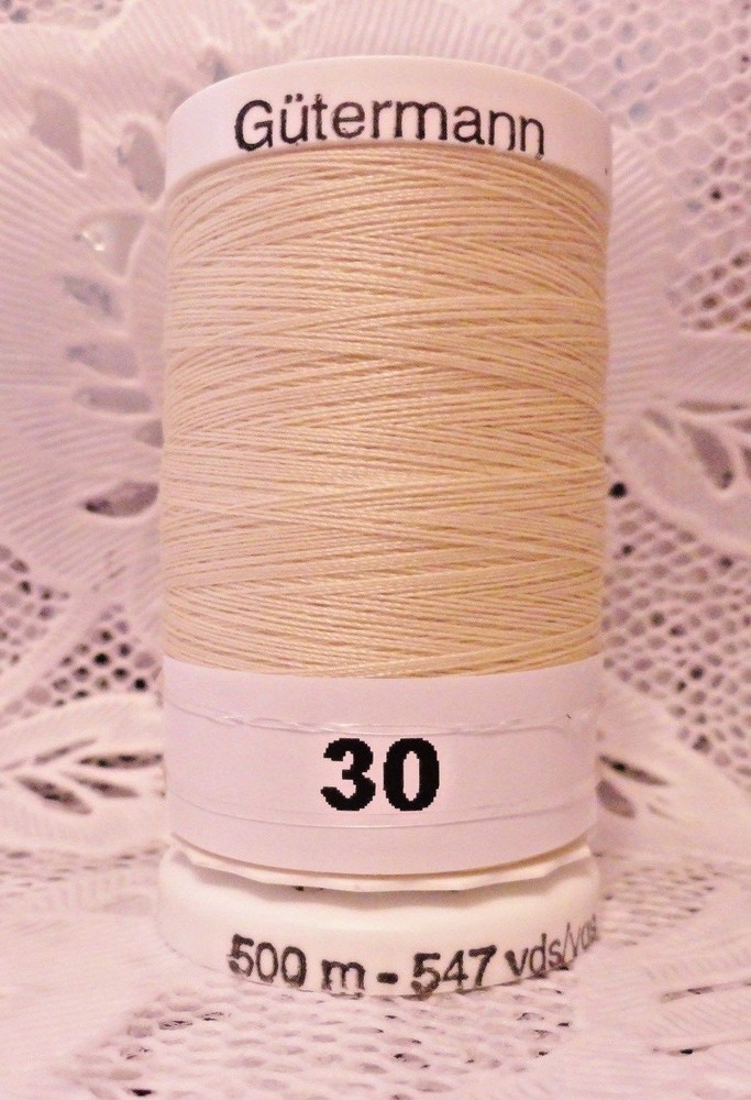 NEW 1 Beige GUTERMANN 100% polyester Sew-All thread 547 yards Spool