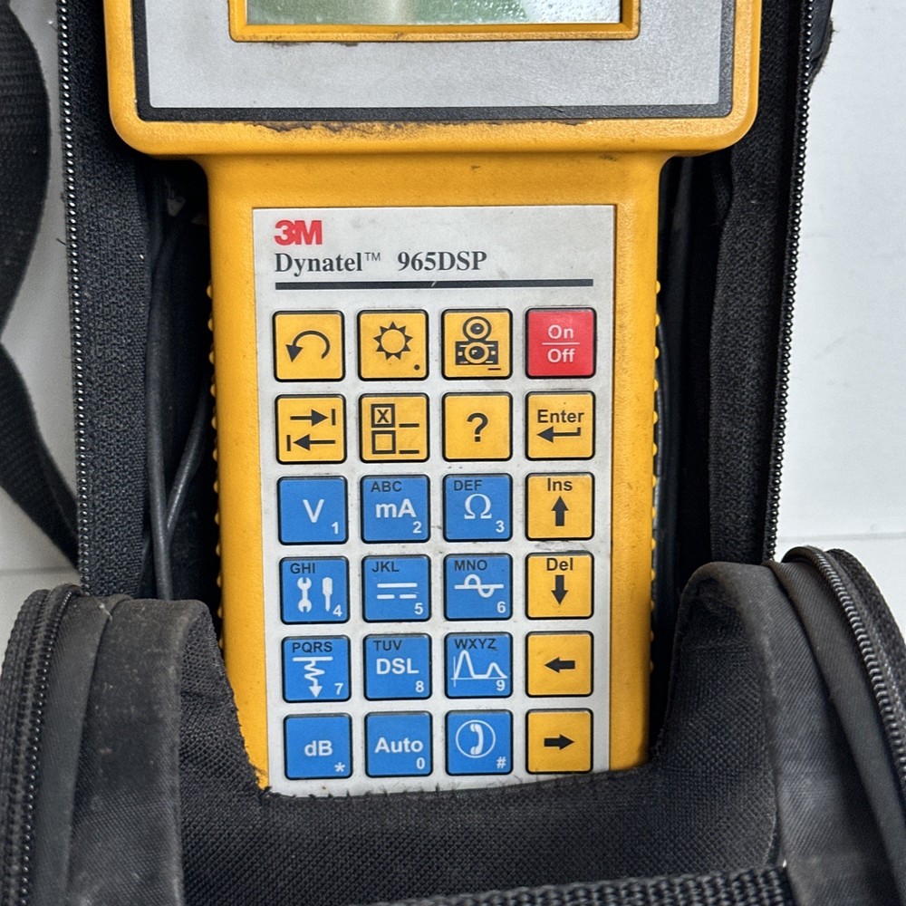 3M Dynatel 965DSP Subscriber Loop Analyzer with Case and Wires