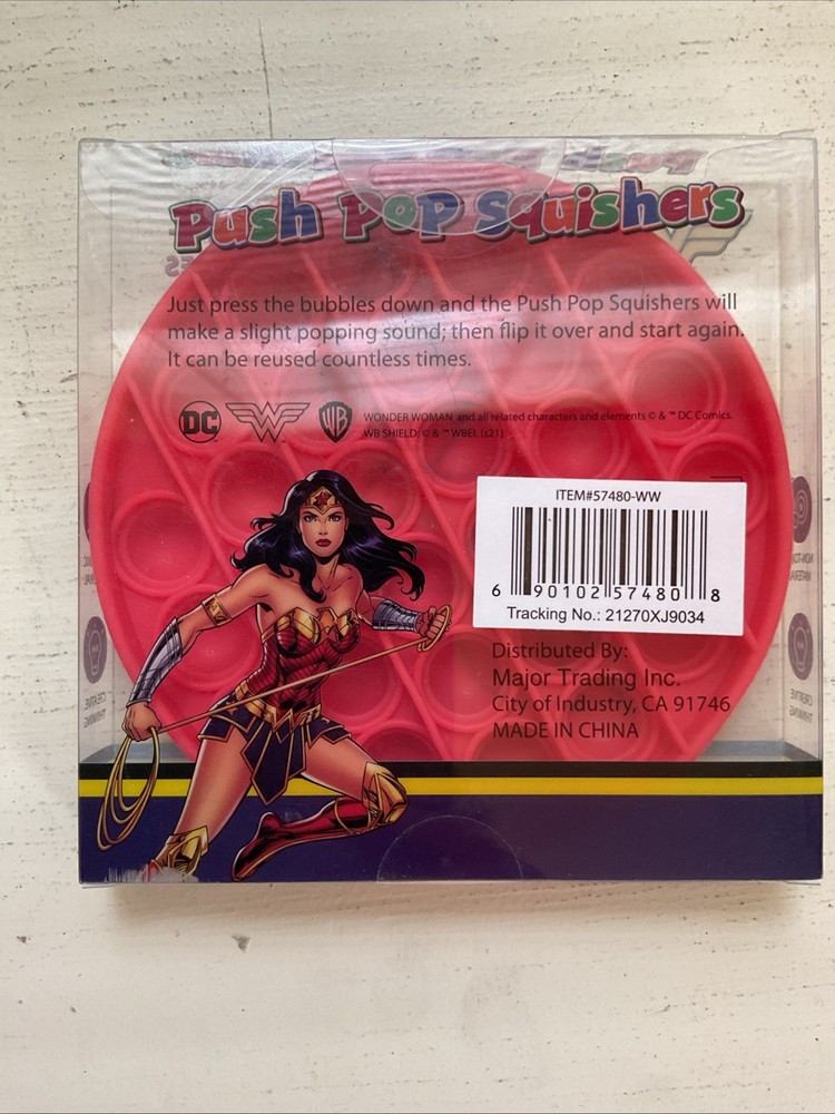 DC Push Pop Squishers Wonder Woman