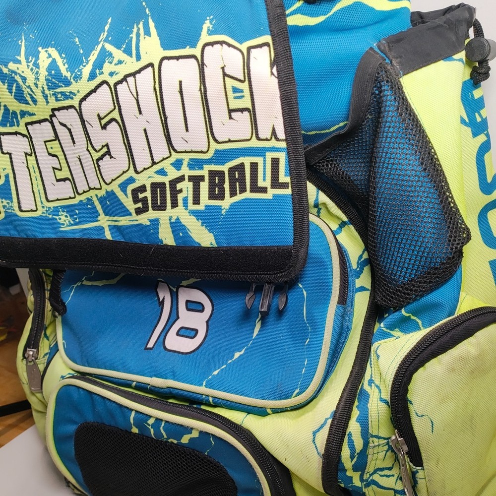 Used Boombah "Aftershock" softball backpack