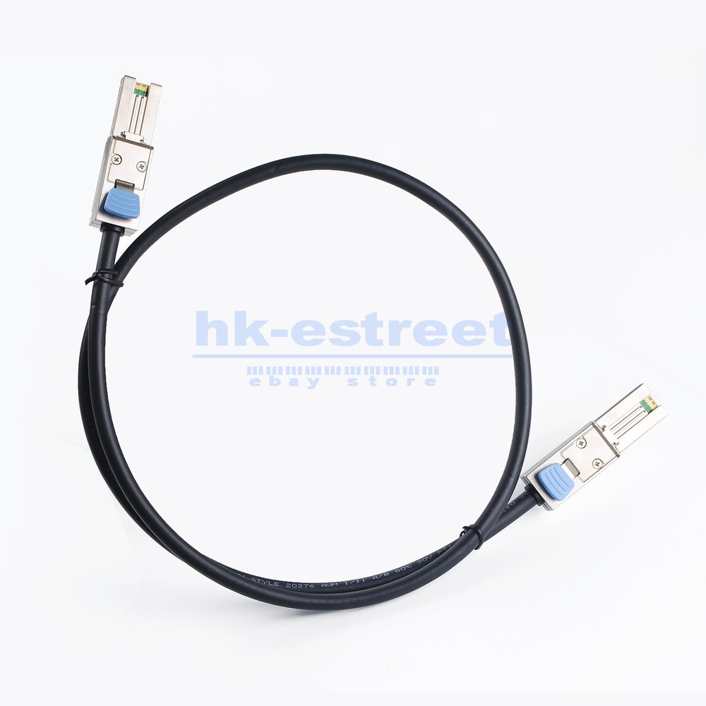 2x Mini SAS SFF-8088 26Pin to SFF-8088 26Pin External Cable Disk Array Line 1M