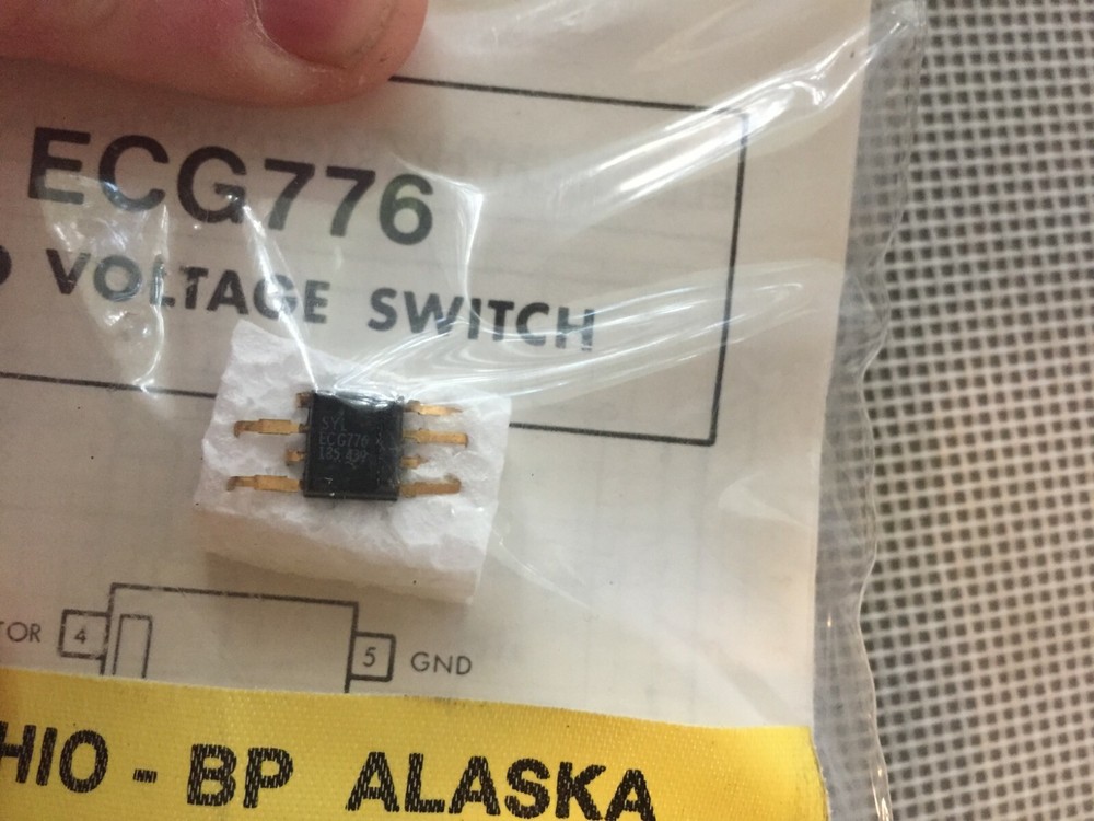 ECG776 INTEGRATED CIRCUIT IC Zero Voltage SW. For Triac Triggering SYLVANIA A2