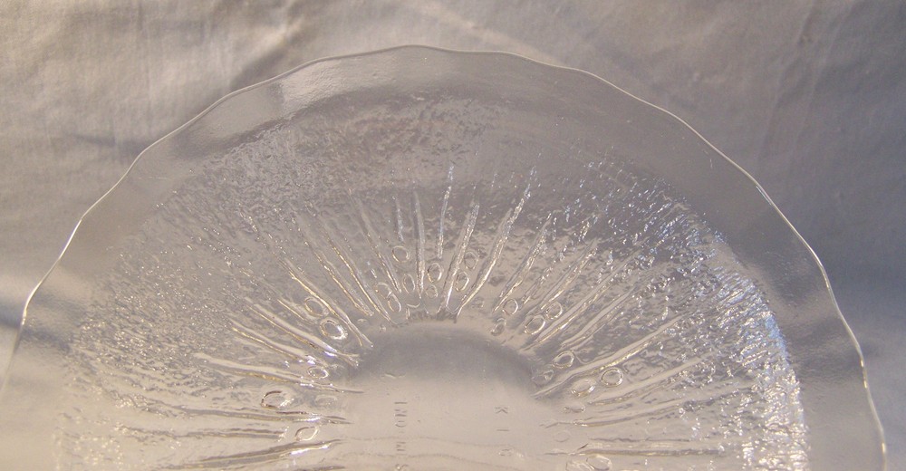 6 KIG Indonesia Clear Glass Replacement Saucers