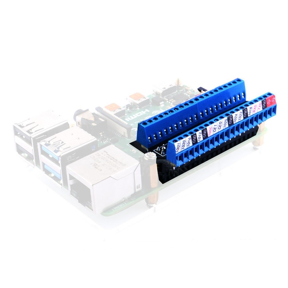 Raspberry Pi GPIO Screw Terminal Hat Expansion Board For Raspberry Pi 4B/3B+/3B