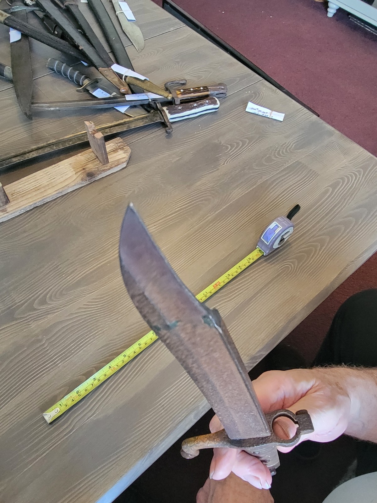 Modified M. 1866, French, Chassepot Bayonet Fighting Knife