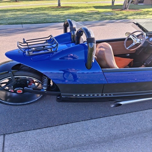 Vanderhall Compatible Wind Deflector Windblocker Fits Carmel Dual Roll Bar Model
